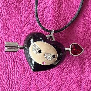 Swarovski Heart Pendant on cord